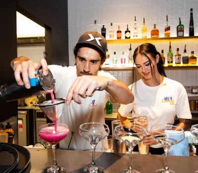 Cocktails served at Hey Caddy Balcatta
